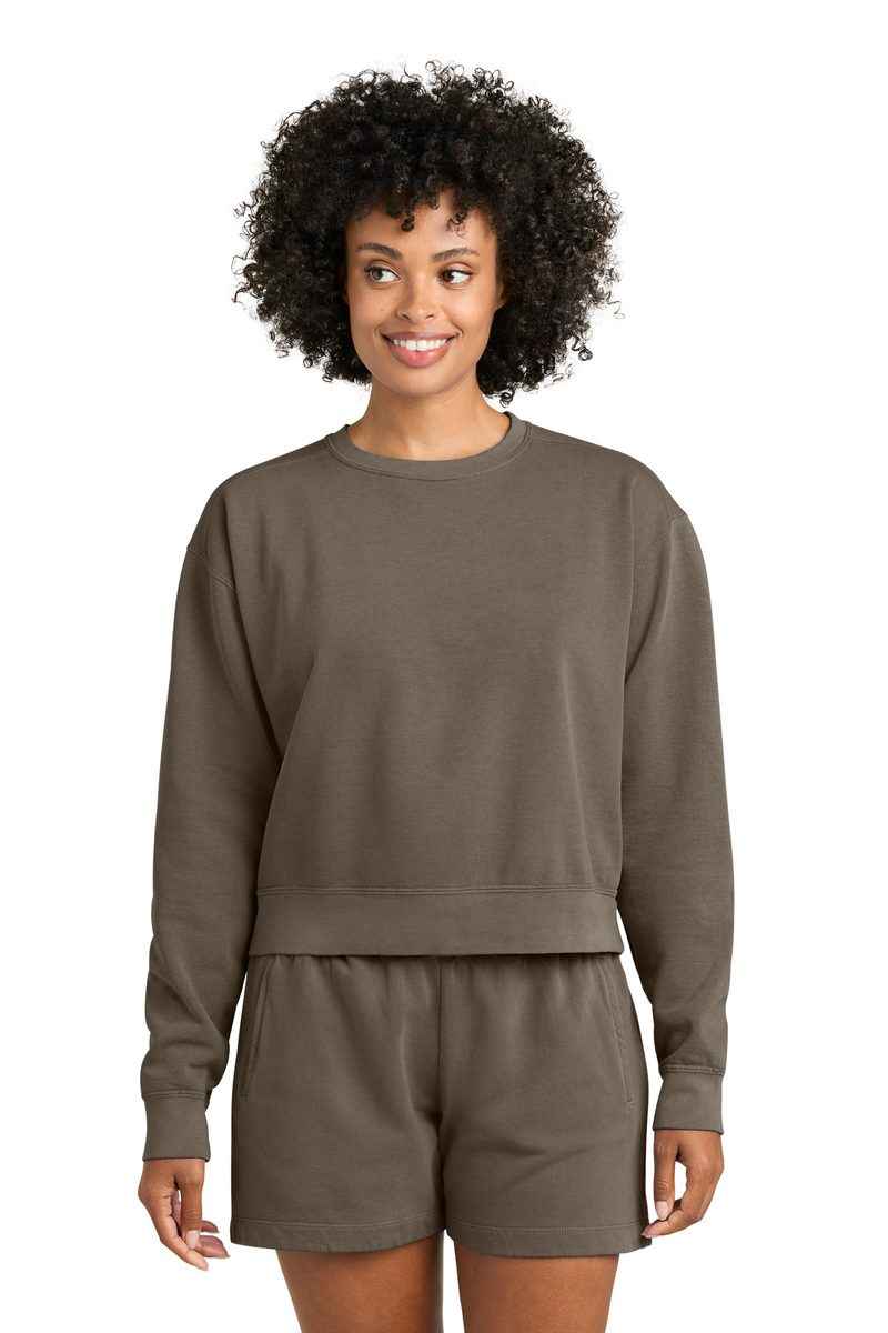 Comfort Colors 1566L - Women's Garment-Dyed Mid-Length Crewneck Sweatshirt