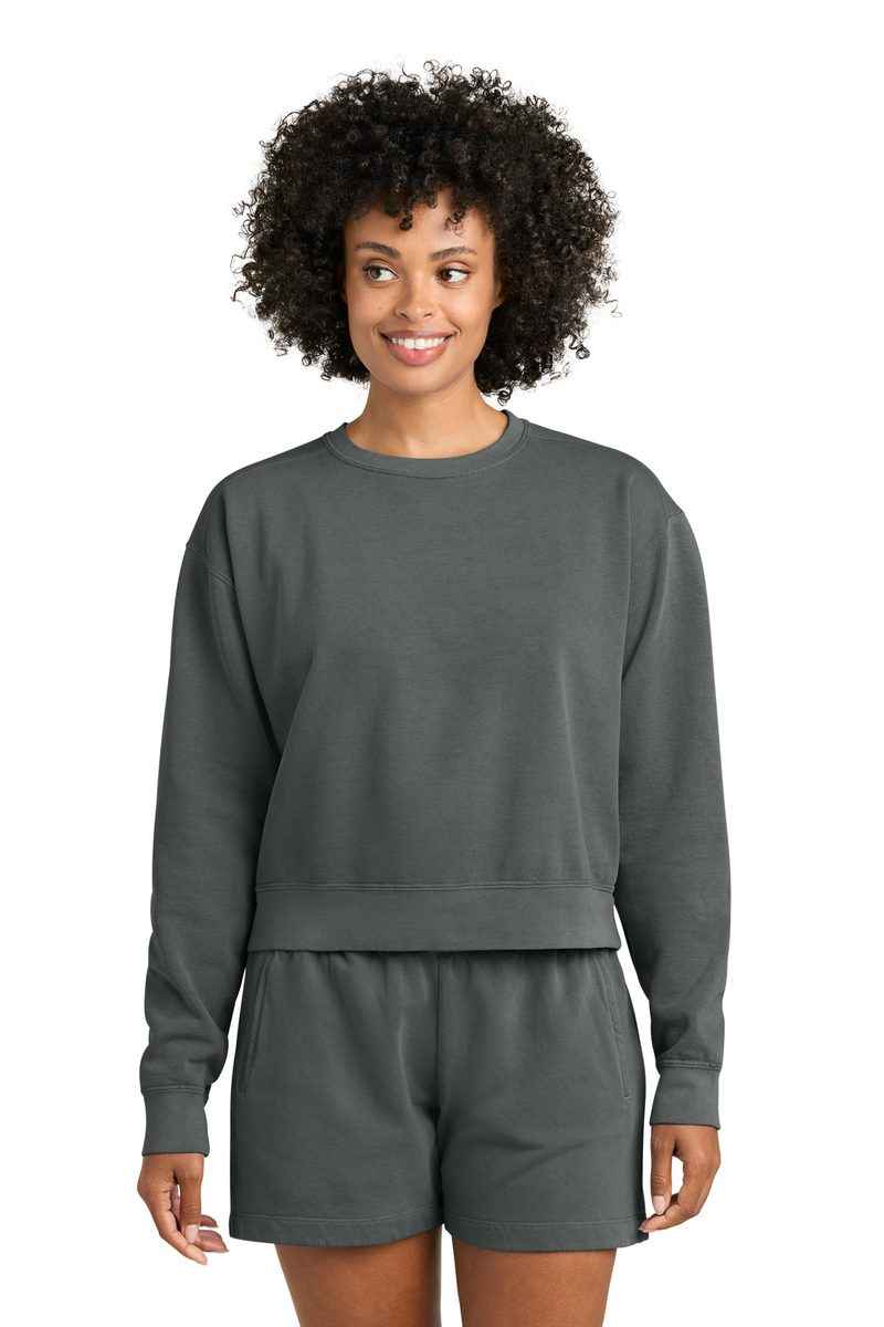 Comfort Colors 1566L - Women's Garment-Dyed Mid-Length Crewneck Sweatshirt