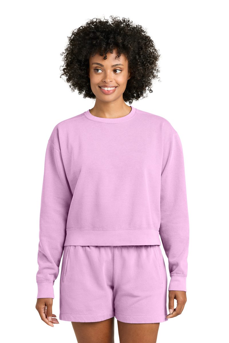 Comfort Colors 1566L - Women's Garment-Dyed Mid-Length Crewneck Sweatshirt Comfort Colors