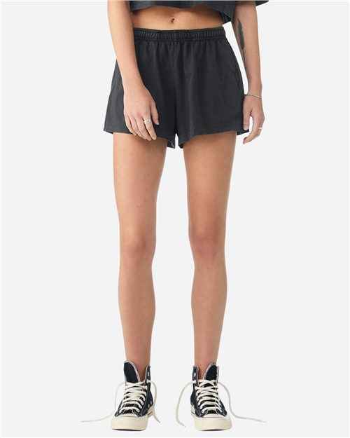BELLA + CANVAS 6824GD - Women's Garment-Dyed Shorts