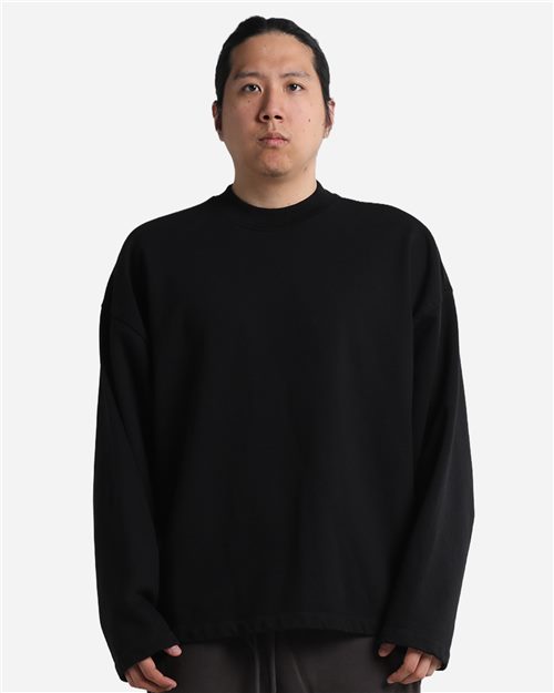 Shaka Wear SHGTL - Unisex Garment-Dyed Terry Long Sleeve Tee