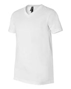BELLA + CANVAS 3005 - Unisex Jersey V-Neck Tee - White