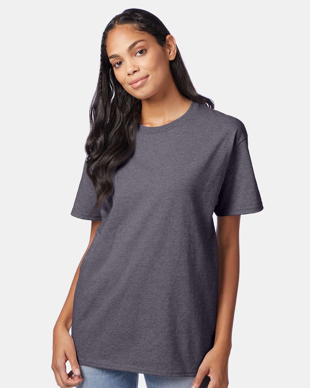Hanes 5250 - Unisex Authentic T-Shirt — Charcoal Heather