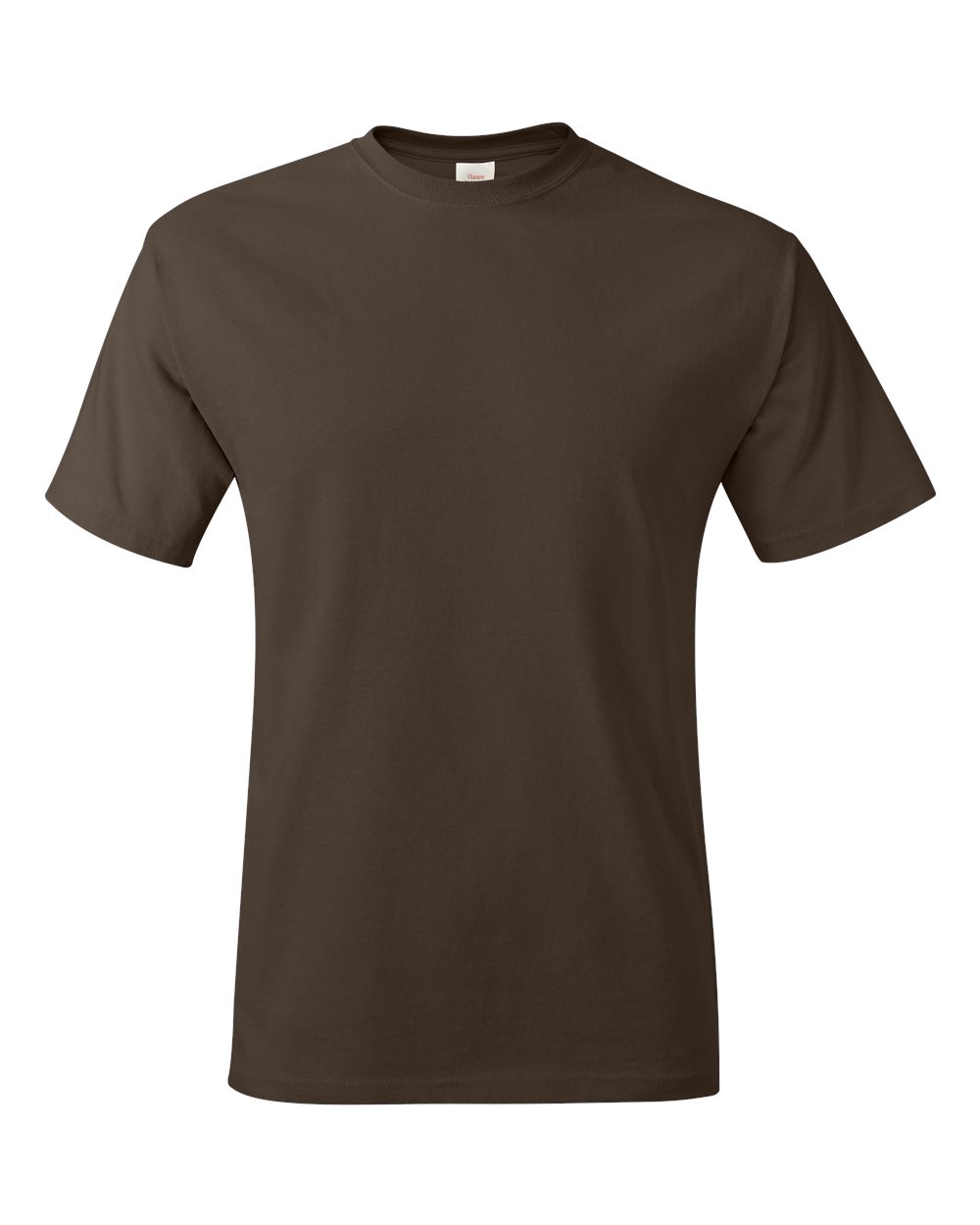 Hanes 5250 - Unisex Authentic T-Shirt — Dark Chocolate (flat)