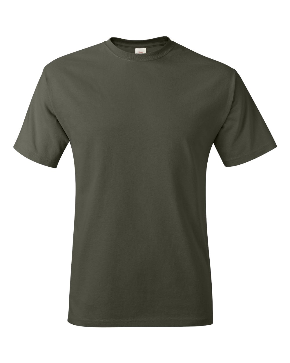 Hanes 5250 - Unisex Authentic T-Shirt — Fatigue Green (flat)
