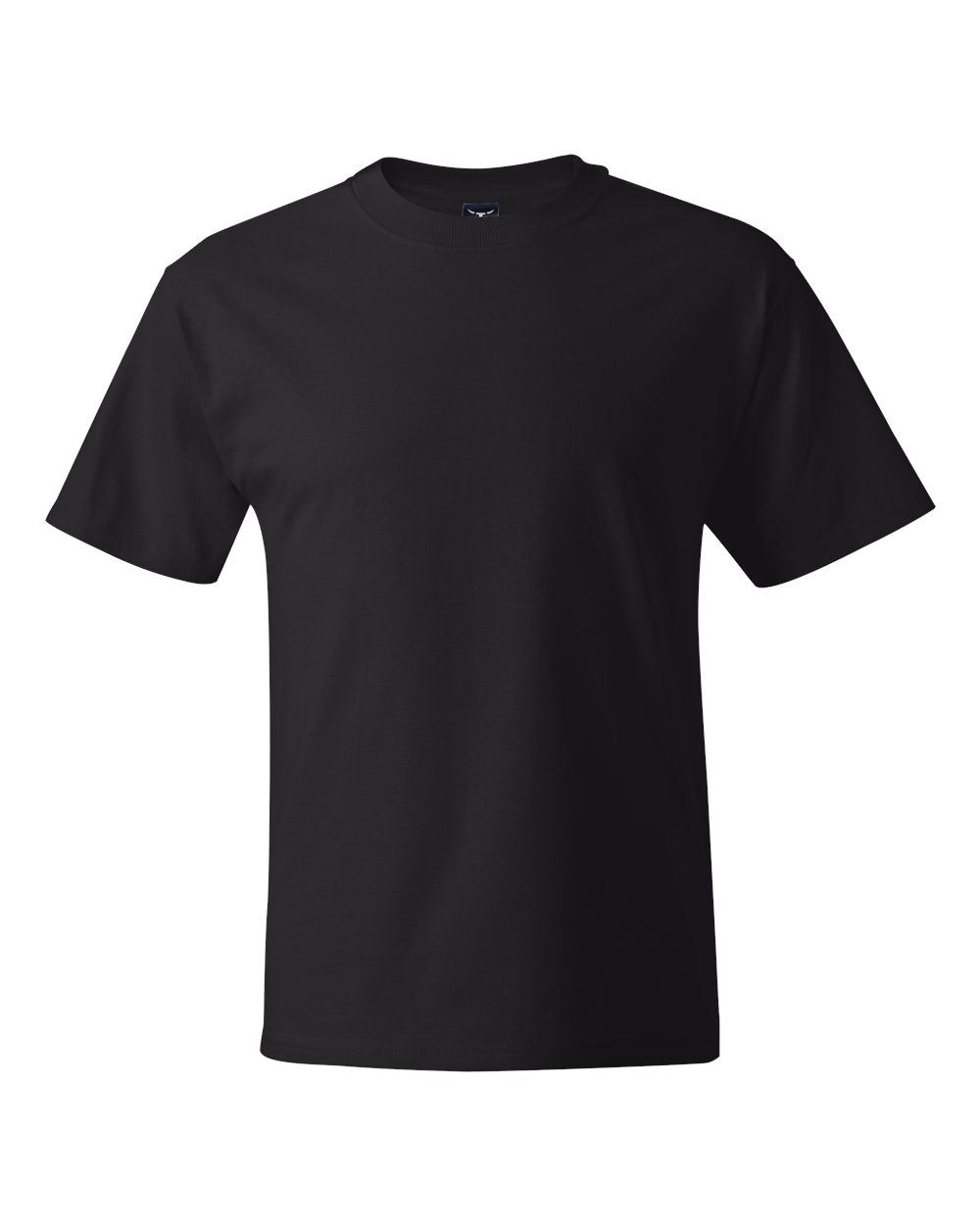 Hanes 5180 - Unisex Beefy-T® T-Shirt — Black (flat)