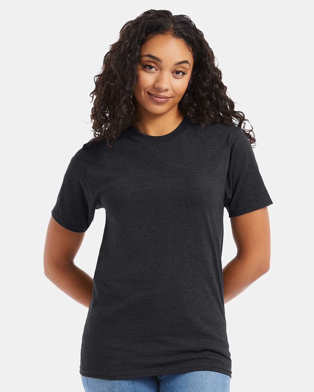 Hanes 5180 - Unisex Beefy-T® T-Shirt — Charcoal Heather