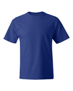 Hanes 5180 - Unisex Beefy-T® T-Shirt — Deep Royal (flat)