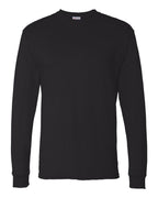 Hanes 5286 - Essential-T Long Sleeve T-Shirt — Black (flat)