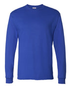 Hanes 5286 - Essential-T Long Sleeve T-Shirt — Deep Royal (flat)