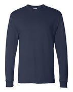 Hanes 5286 - Essential-T Long Sleeve T-Shirt — Navy (flat)
