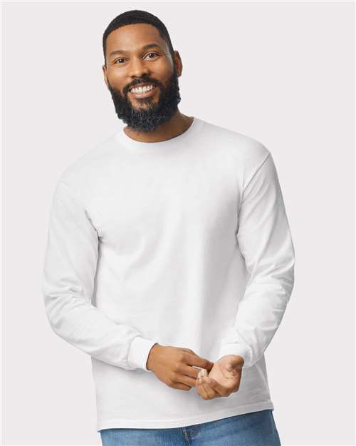 Gildan 5400 - Unisex Heavy CottonTM Long Sleeve T-Shirt - White