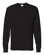 Hanes 5596 - Unisex Authentic Long Sleeve Pocket T-Shirt Hanes