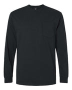 Gildan 2410 - Unisex Ultra Cotton® Long Sleeve Pocket T-Shirt Gildan