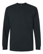 Gildan 2410 - Unisex Ultra Cotton Long Sleeve Pocket T-Shirt