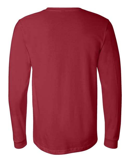 BELLA + CANVAS 3501 - Unisex Jersey Long Sleeve Tee - Cardinal
