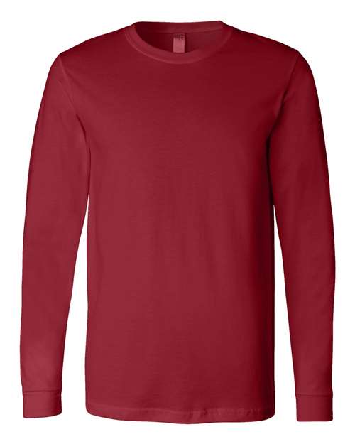 BELLA + CANVAS 3501 - Unisex Jersey Long Sleeve Tee - Cardinal