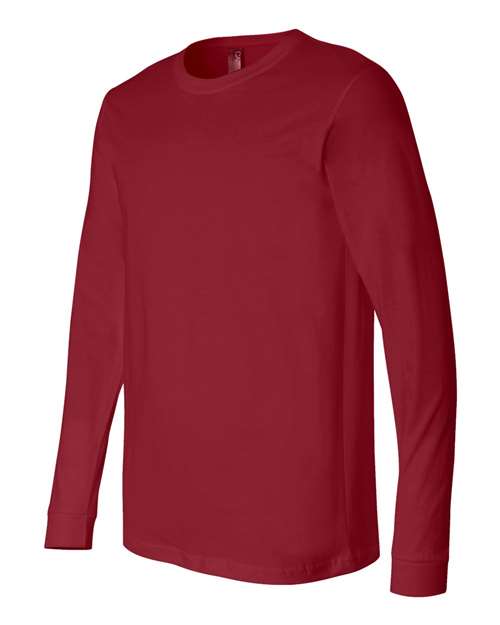 BELLA + CANVAS 3501 - Unisex Jersey Long Sleeve Tee - Cardinal