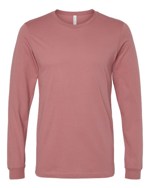BELLA + CANVAS 3501 - Unisex Jersey Long Sleeve Tee - Mauve