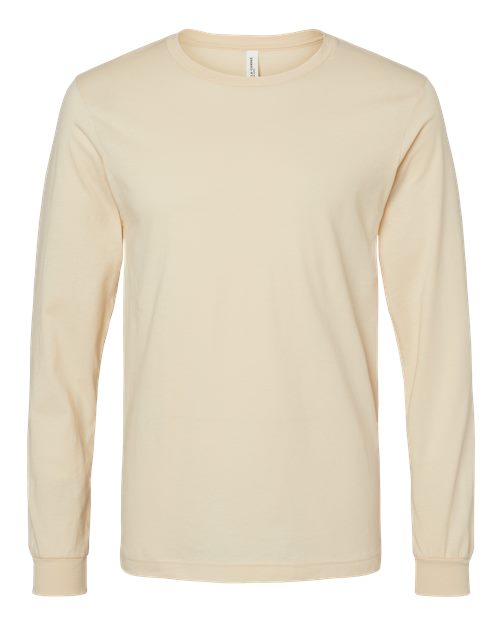 BELLA + CANVAS 3501 - Unisex Jersey Long Sleeve Tee - Soft Cream