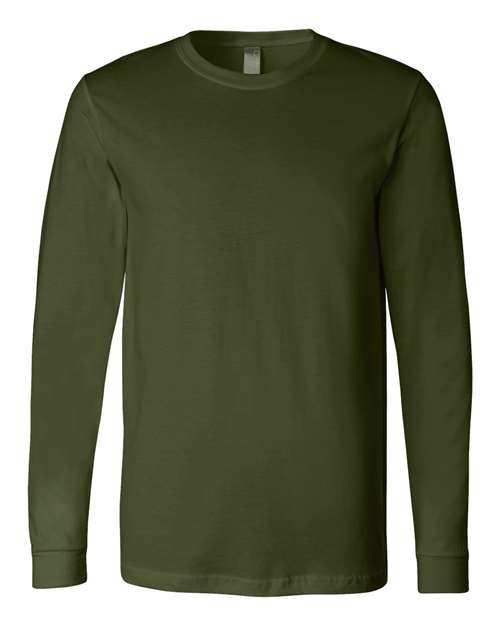 BELLA + CANVAS 3501 - Unisex Jersey Long Sleeve Tee - Olive