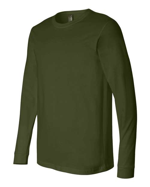 BELLA + CANVAS 3501 - Unisex Jersey Long Sleeve Tee - Olive
