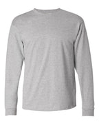 Hanes 5586 - Authentic Long Sleeve T-Shirt — Light Steel (flat)