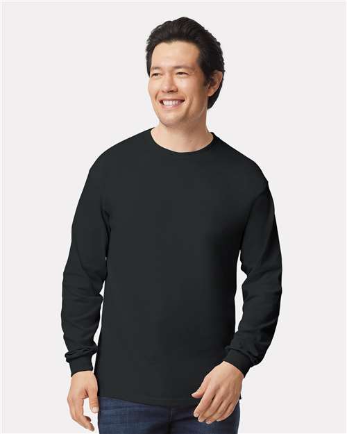Gildan 2400 - Unisex Ultra Cotton Long Sleeve T-Shirt - Black