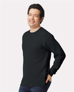 Gildan 2400 - Unisex Ultra Cotton Long Sleeve T-Shirt - Black