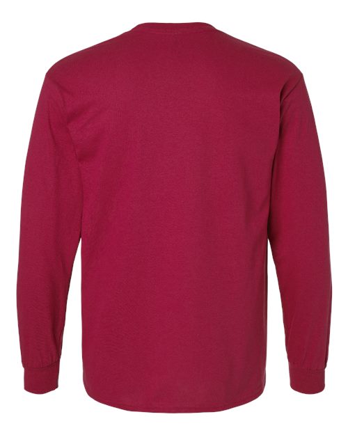 Gildan 2400 - Unisex Ultra Cotton Long Sleeve T-Shirt - Cardinal Red