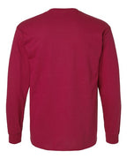 Gildan 2400 - Unisex Ultra Cotton Long Sleeve T-Shirt - Cardinal Red