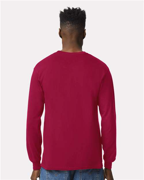 Gildan 2400 - Unisex Ultra Cotton Long Sleeve T-Shirt - Cardinal Red