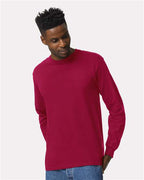 Gildan 2400 - Unisex Ultra Cotton Long Sleeve T-Shirt - Cardinal Red