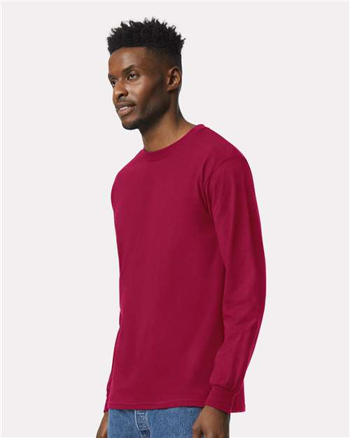 Gildan 2400 - Unisex Ultra Cotton Long Sleeve T-Shirt - Cardinal Red