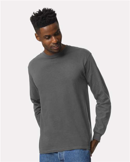 Gildan 2400 - Unisex Ultra Cotton Long Sleeve T-Shirt - Charcoal