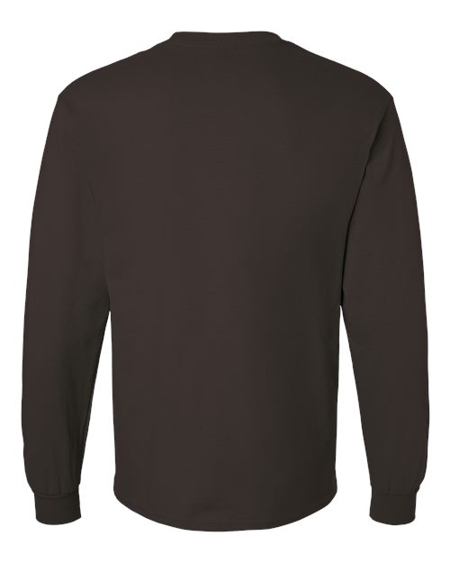 Gildan 2400 - Unisex Ultra Cotton Long Sleeve T-Shirt - Dark Chocolate