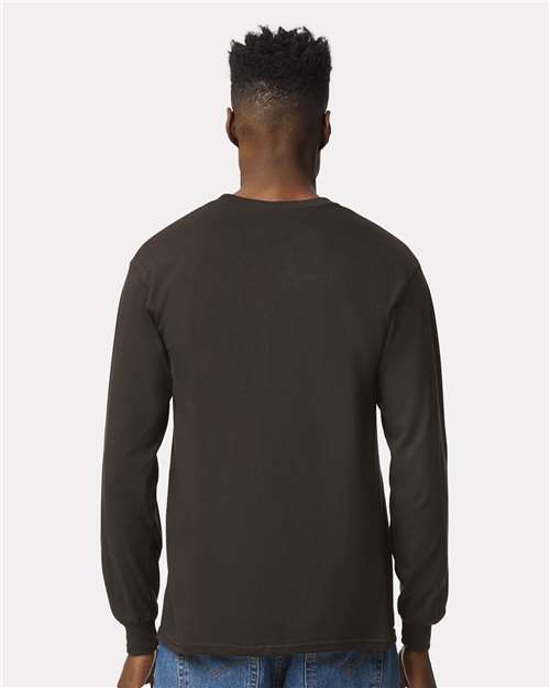 Gildan 2400 - Unisex Ultra Cotton Long Sleeve T-Shirt - Dark Chocolate