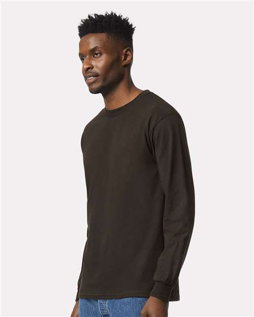 Gildan 2400 - Unisex Ultra Cotton Long Sleeve T-Shirt - Dark Chocolate