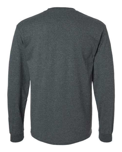 Gildan 2400 - Unisex Ultra Cotton Long Sleeve T-Shirt - Dark Heather