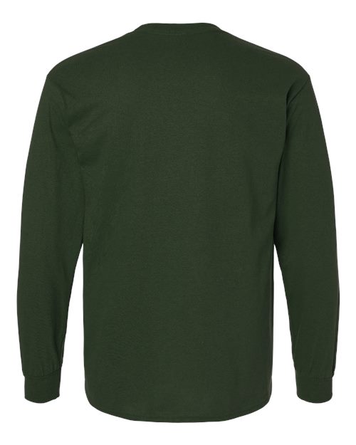 Gildan 2400 - Unisex Ultra Cotton Long Sleeve T-Shirt - Forest Green