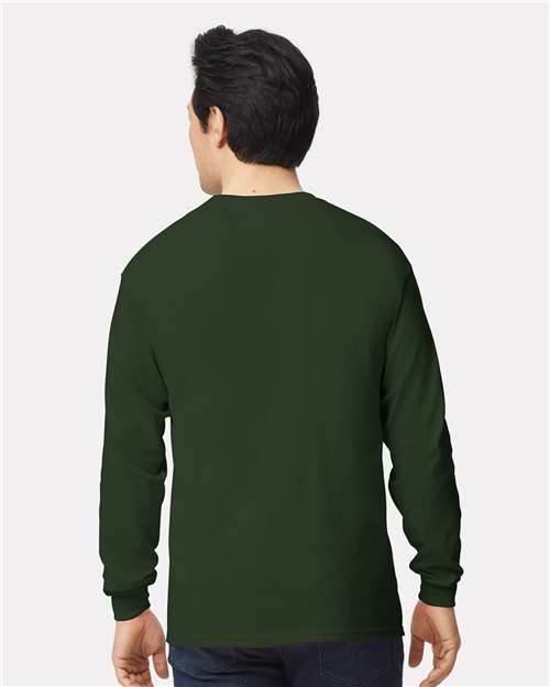 Gildan 2400 - Unisex Ultra Cotton Long Sleeve T-Shirt - Forest Green