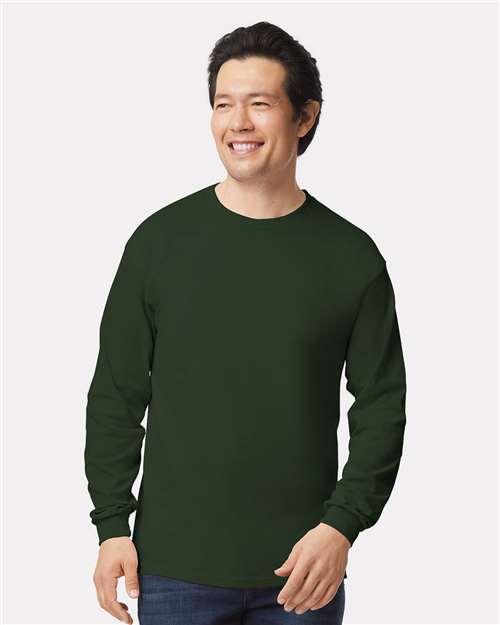 Gildan 2400 - Unisex Ultra Cotton Long Sleeve T-Shirt - Forest Green