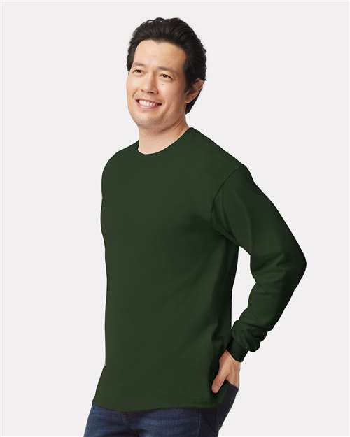 Gildan 2400 - Unisex Ultra Cotton Long Sleeve T-Shirt - Forest Green