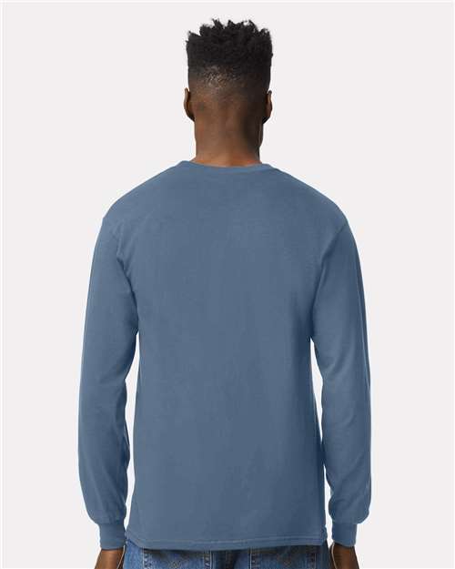 Gildan 2400 - Unisex Ultra Cotton Long Sleeve T-Shirt - Indigo Blue