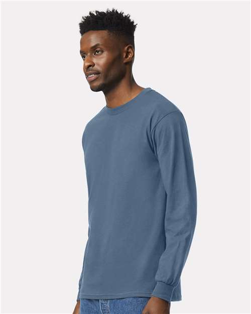 Gildan 2400 - Unisex Ultra Cotton Long Sleeve T-Shirt - Indigo Blue