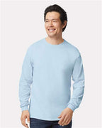Gildan 2400 - Unisex Ultra Cotton Long Sleeve T-Shirt - Light Blue