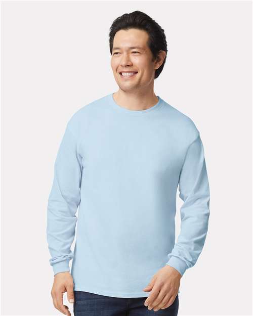 Gildan 2400 - Unisex Ultra Cotton Long Sleeve T-Shirt - Light Blue