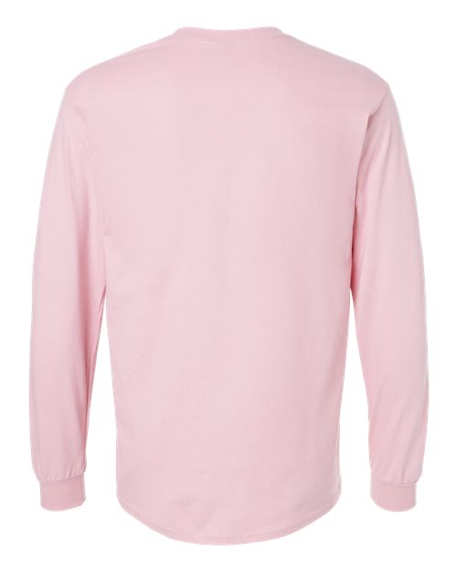 Gildan 2400 - Unisex Ultra Cotton Long Sleeve T-Shirt - Light Pink