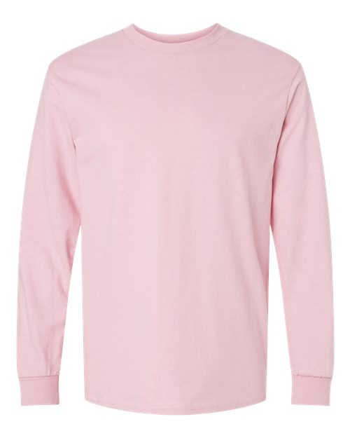 Gildan 2400 - Unisex Ultra Cotton Long Sleeve T-Shirt - Light Pink