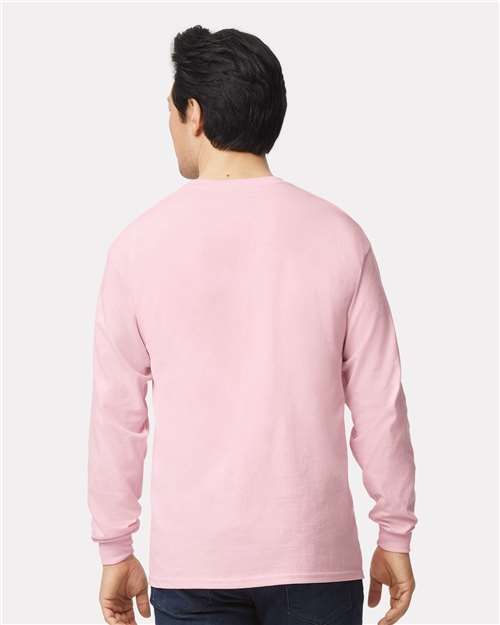 Gildan 2400 - Unisex Ultra Cotton Long Sleeve T-Shirt - Light Pink